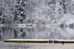 Maisema Tohlopin talviuintipaikalta, kuva: Merja Eronen